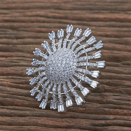 Cubic Zirconia Adjustable Ring