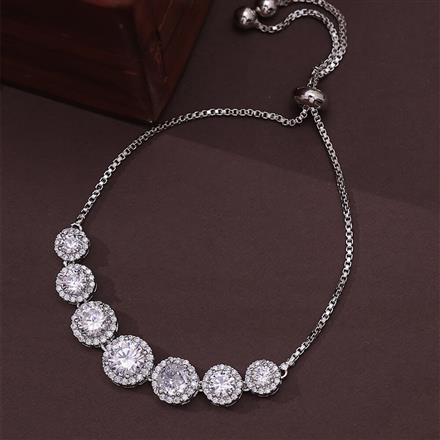 Cubic Zirconia Adjustable Bracelet