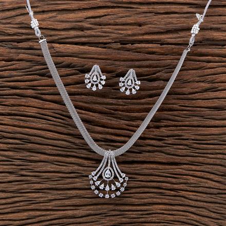 American Diamond Classic Pendant Set