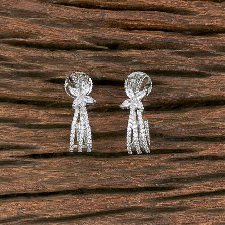 Cz Delicate Bali With Black 2 Tone Rhodium Plating