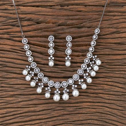 Cubic Zirconia Moti Necklace