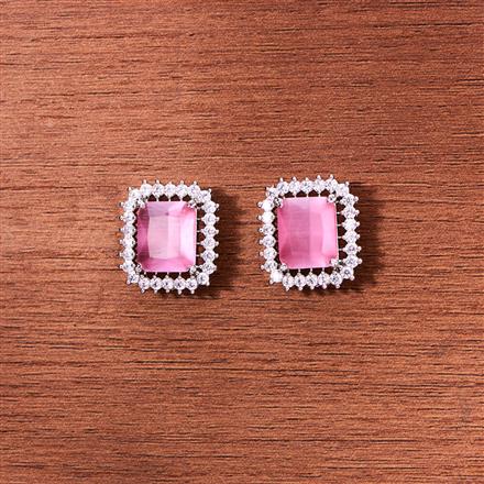 Cubic Zirconia Tops With Rhodium Plating