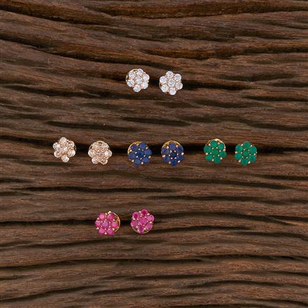 Cubic Zirconia Delicate Tops With Gold Plating