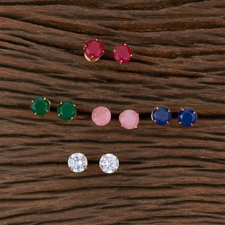 Cubic Zirconia Delicate Tops With Gold Plating