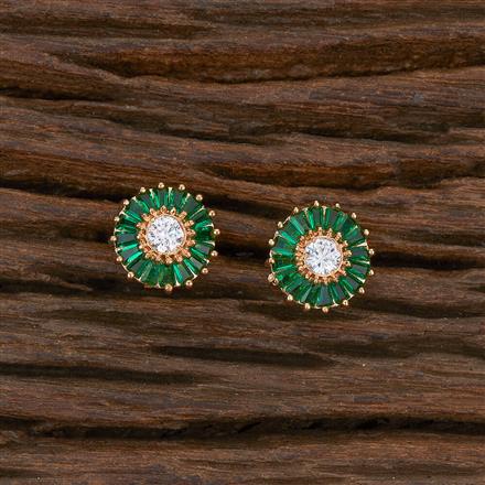 Cubic Zirconia Delicate Tops With Gold Plating