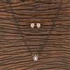 American Diamond Delicate Mangalsutra with 2 Tone Plating