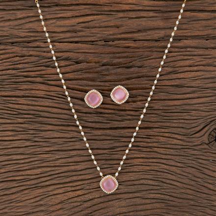 Cubic Zirconia Classic Mala Necklace With Gold Plating