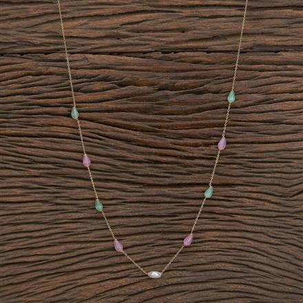 Cubic Zirconia Delicate mala With Gold Plating