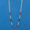 American Diamond Long Mala with Gold Plating