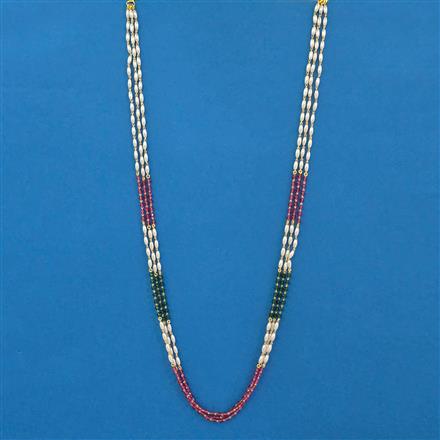 American Diamond Long Mala with Gold Plating
