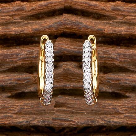 Cz Delicate Bali With 2 Tone Plating