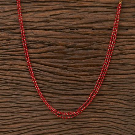 Cubic Zirconia 3 Line Necklace With Gold Plating