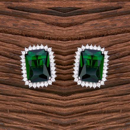 Cubic Zirconia Classic Tops With Rhodium Plating