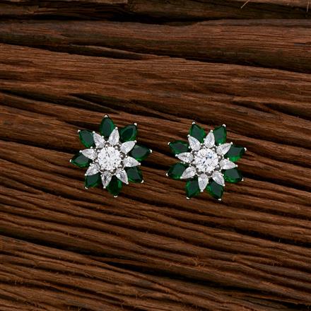 Cubic Zirconia Classic Tops With Rhodium Plating