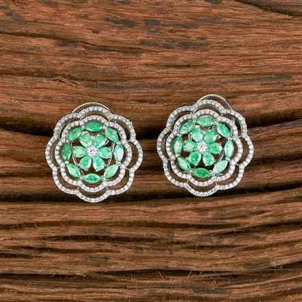 Cubic Zirconia Classic Tops With Rhodium Plating