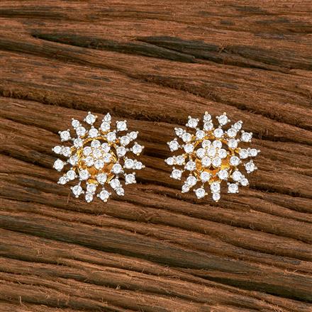 Cubic Zirconia Classic Tops With Black 2 Tone Rhodium Plating