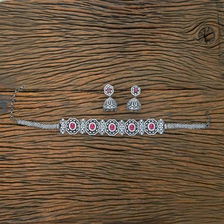 Cubic Zirconia Classic Necklace With Black Plating