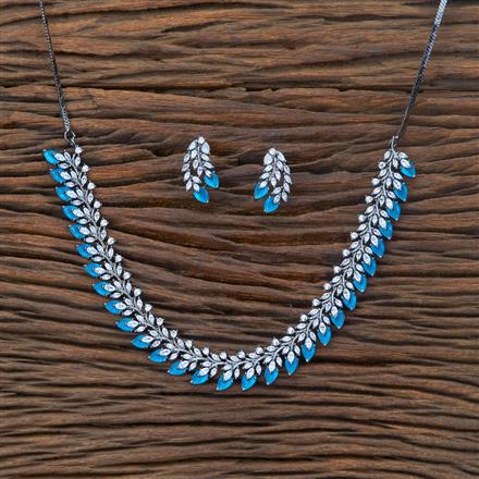 Cubic Zirconia Classic Necklace With 2 Tone Plating