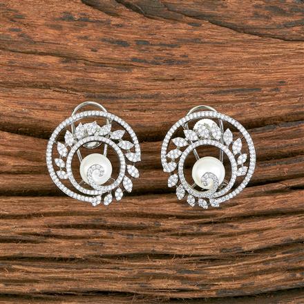 Cubic Zirconia Moti Tops With Black 2 Tone Rhodium Plating