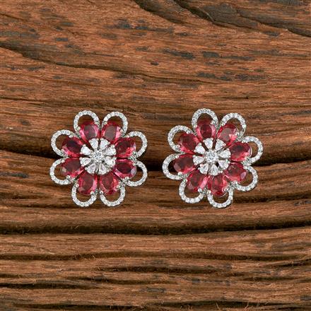 Cubic Zirconia Classic Tops With Rhodium Plating