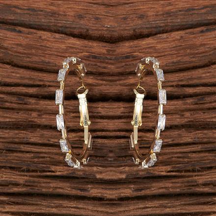 Cz Classic Bali With Gold Rhodium Plating