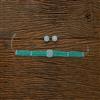 Cz Bandhai Necklace With Rhodium Plating