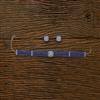 Cz Bandhai Necklace With Rhodium Plating