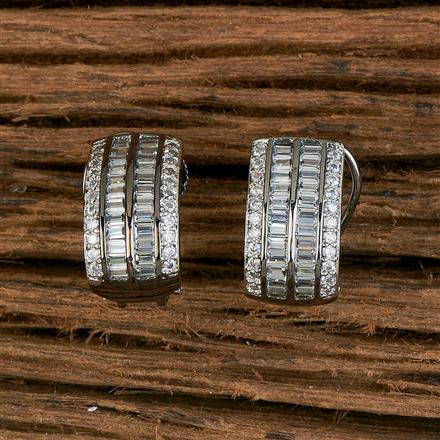 Cz Classic Bali With Black 2 Tone Rhodium Plating