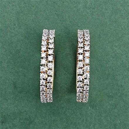 Cz Classic Bali With Carat 2 Tone Black Rhodium Plating