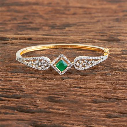 Cz Delicate Kada With 2 Tone Plating