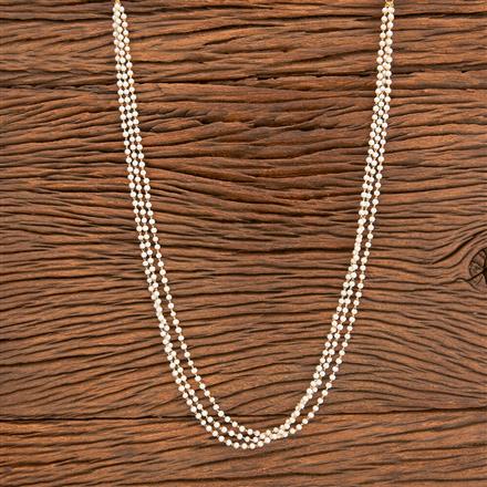 Cz Moti Mala With Gold Plating