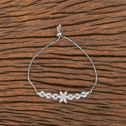 Cubic Zirconia Delicate Bracelet With Gold Plating