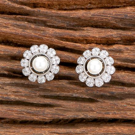 Cz Delicate Tops With Gold Rhodium Black Plating