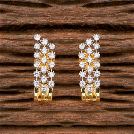 Cz Bali With 2 Tone Rhodium Plating