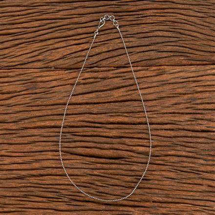 Cubic Zirconia Delicate Chain With Gold Rhodium Plating