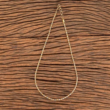 American Diamond Delicate Chain With 2 Tone Plating