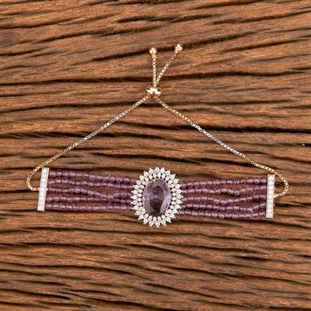 Cubic Zirconia Classic Bracelet With 2Tone Plating