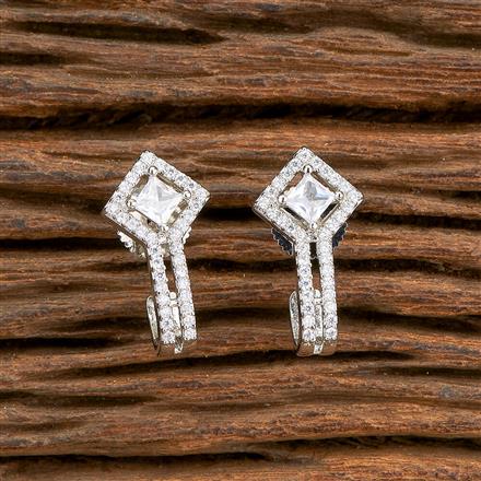 American Diamond Bali With 2 Tone Rhodium Plating