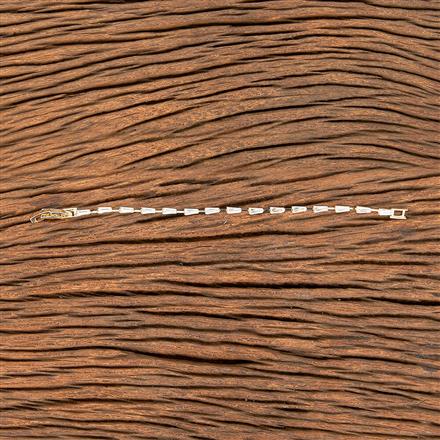 American Diamond Delicate Bracelet With Gold Rhodium Plating