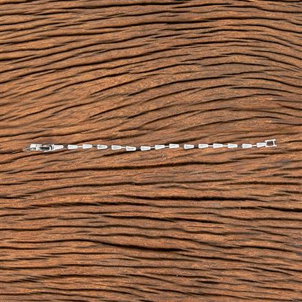 American Diamond Delicate Bracelet With Gold Rhodium Plating