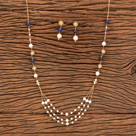 American Diamond Classic Mala Necklace With Gold Plating