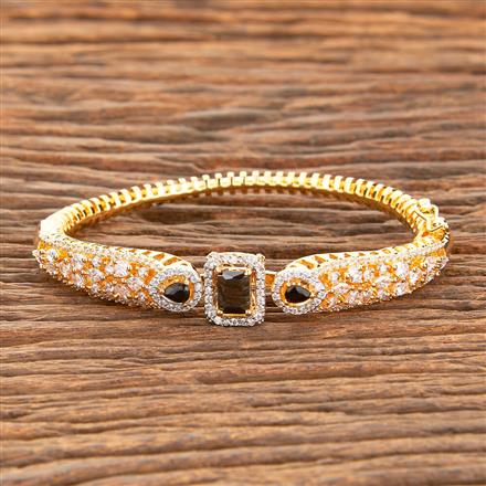 American Diamond Classic Kada With 2 Tone Plating