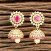 Cz Classic Jhumki With Gold Plating