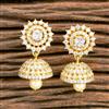 Cz Classic Jhumki With Gold Plating