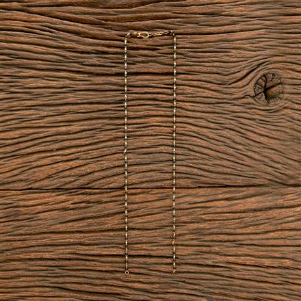 Cz Delicate Chain With Gold Plating