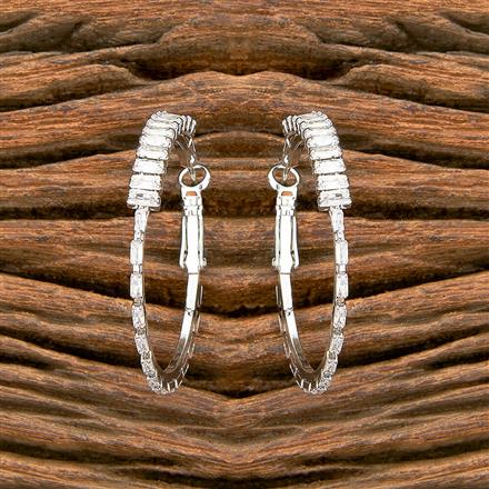 Cubic Zirconia Classic Bali With Gold Rhodium Plating