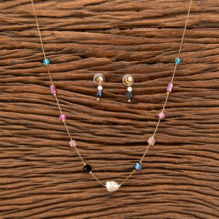 Cubic Zirconia Delicate mala With Gold Plating