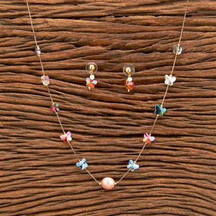 Cubic Zirconia Delicate mala With Gold Plating