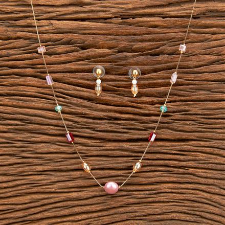 Cubic Zirconia Delicate mala With Gold Plating