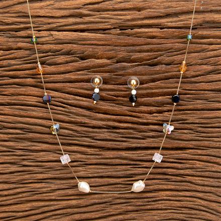 Cubic Zirconia Delicate mala With Gold Plating